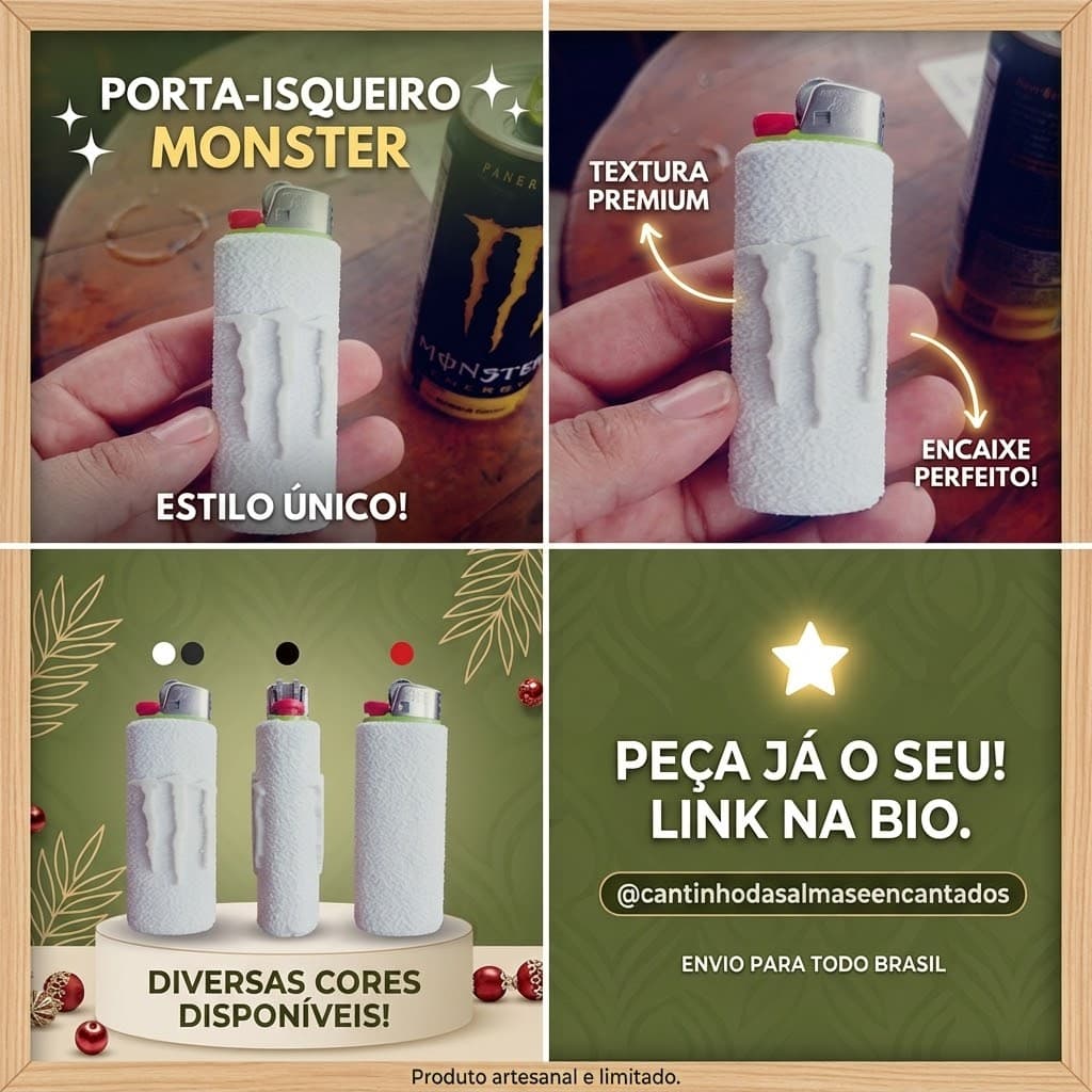 Porta-isqueiro Monster